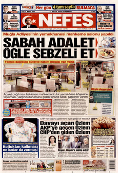 NEFES 11 Eylül 2025 gazete manşeti