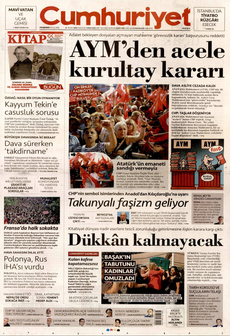 CUMHURİYET 11 Eylül 2025 gazete manşeti