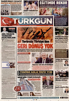 TÜRKGÜN 11 Eylül 2025 gazete manşeti