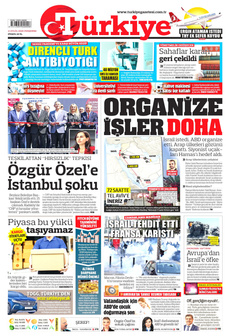 TÜRKİYE GAZETESİ 11 Eylül 2025 gazete manşeti