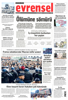 EVRENSEL 11 Eylül 2025 gazete manşeti