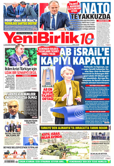 YENİBİRLİK 11 Eylül 2025 gazete manşeti