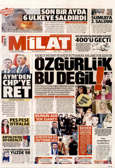 MİLAT 11 Eylül 2025 gazete manşeti