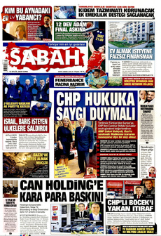 SABAH 12 Eylül 2025 gazete manşeti
