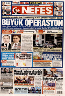 NEFES 12 Eylül 2025 gazete manşeti