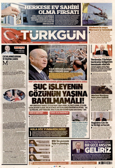 TÜRKGÜN 12 Eylül 2025 gazete manşeti