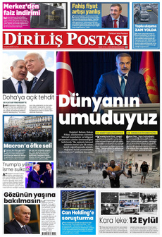 DİRİLİŞ POSTASI 12 Eylül 2025 gazete manşeti