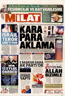 MİLAT 12 Eylül 2025 gazete manşeti