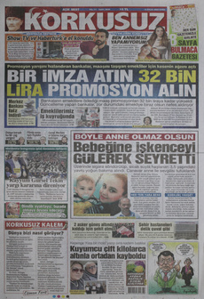 KORKUSUZ 12 Eylül 2025 gazete manşeti