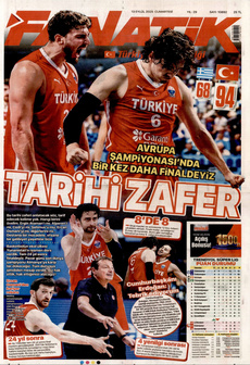 FANATİK 13 Eylül 2025 gazete manşeti
