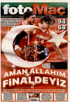 FOTOMAÇ 13 Eylül 2025 gazete manşeti