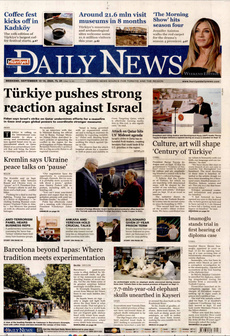 HÜRRİYET DAİLY NEWS 13 Eylül 2025 gazete manşeti