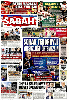 SABAH 14 Eylül 2025 gazete manşeti