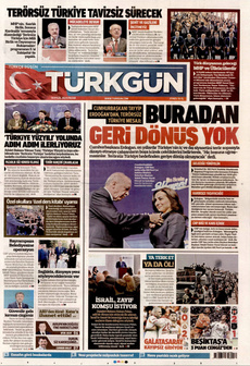 TÜRKGÜN 14 Eylül 2025 gazete manşeti