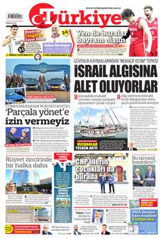 TÜRKİYE GAZETESİ 14 Eylül 2025 gazete manşeti