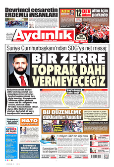 AYDINLIK GAZETESİ 14 Eylül 2025 gazete manşeti