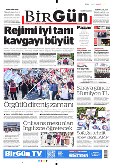 BİRGÜN 14 Eylül 2025 gazete manşeti