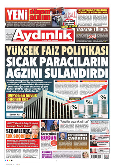 AYDINLIK GAZETESİ 15 Eylül 2025 gazete manşeti
