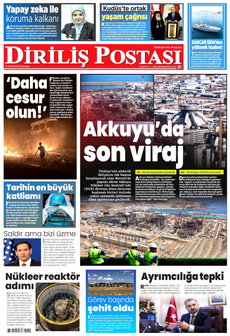 DİRİLİŞ POSTASI 15 Eylül 2025 gazete manşeti