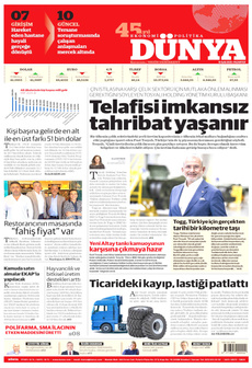 DÜNYA 15 Eylül 2025 gazete manşeti