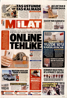 MİLAT 15 Eylül 2025 gazete manşeti