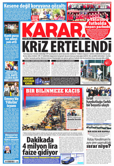 KARAR 16 Eylül 2025 gazete manşeti