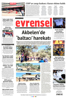 EVRENSEL 16 Eylül 2025 gazete manşeti