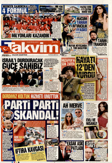 TAKVİM 16 Eylül 2025 gazete manşeti