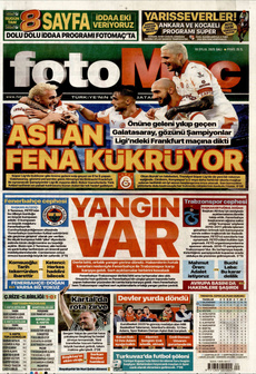 FOTOMAÇ 16 Eylül 2025 gazete manşeti