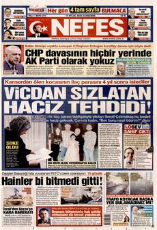 NEFES 17 Eylül 2025 gazete manşeti