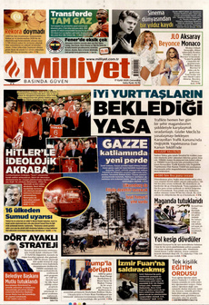 MİLLİYET 17 Eylül 2025 gazete manşeti