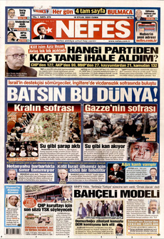 NEFES 19 Eylül 2025 gazete manşeti