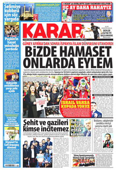 KARAR 19 Eylül 2025 gazete manşeti
