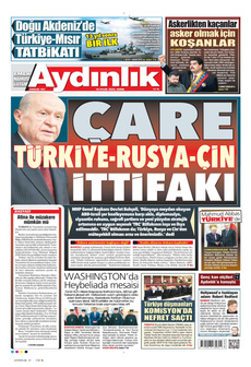 AYDINLIK GAZETESİ 19 Eylül 2025 gazete manşeti