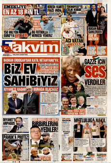 TAKVİM 19 Eylül 2025 gazete manşeti