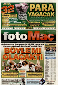 FOTOMAÇ 19 Eylül 2025 gazete manşeti