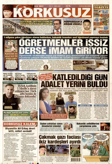 KORKUSUZ 19 Eylül 2025 gazete manşeti