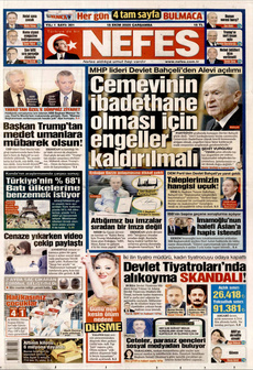 NEFES 15 Ekim 2025 gazete manşeti