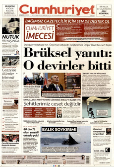 CUMHURİYET 15 Ekim 2025 gazete manşeti