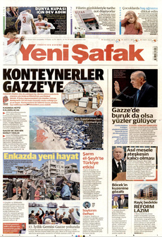 YENİ ŞAFAK 15 Ekim 2025 gazete manşeti