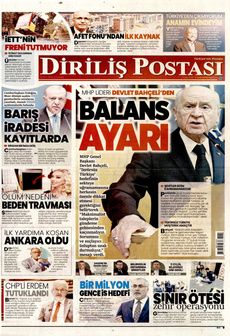 DİRİLİŞ POSTASI 15 Ekim 2025 gazete manşeti