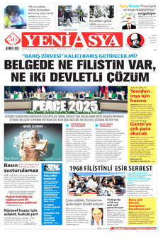 YENİ ASYA 15 Ekim 2025 gazete manşeti