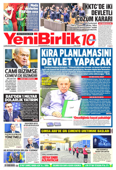 YENİBİRLİK 15 Ekim 2025 gazete manşeti