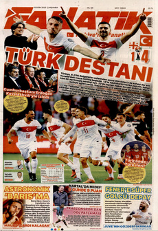 FANATİK 15 Ekim 2025 gazete manşeti