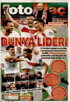 FOTOMAÇ 15 Ekim 2025 gazete manşeti