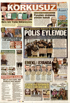 KORKUSUZ 15 Ekim 2025 gazete manşeti