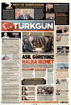 TÜRKGÜN 16 Ekim 2025 gazete manşeti