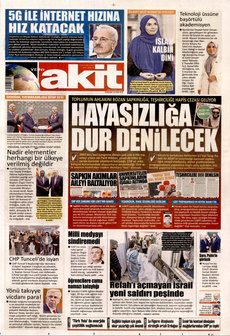 YENİ AKİT 16 Ekim 2025 gazete manşeti