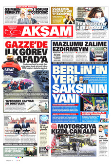 AKŞAM 16 Ekim 2025 gazete manşeti