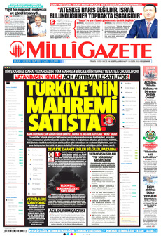 MİLLİ GAZETE 16 Ekim 2025 gazete manşeti
